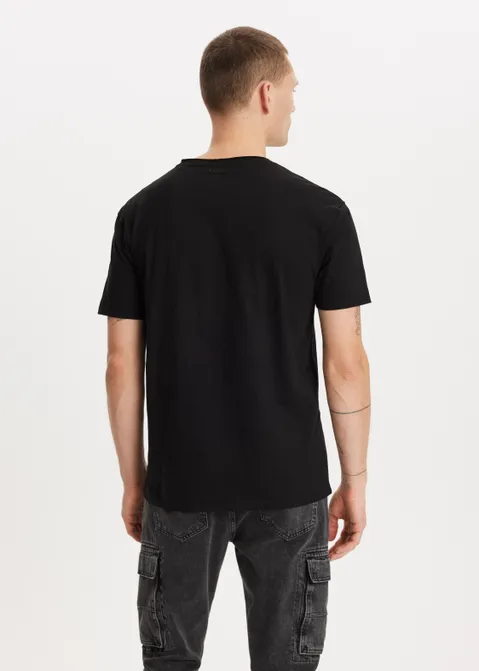Basic t-shirt zwart (ZWART)