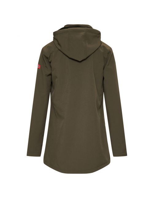 Nord Berg Dames Softshelljas Irene Army - Vrijetijdskleding