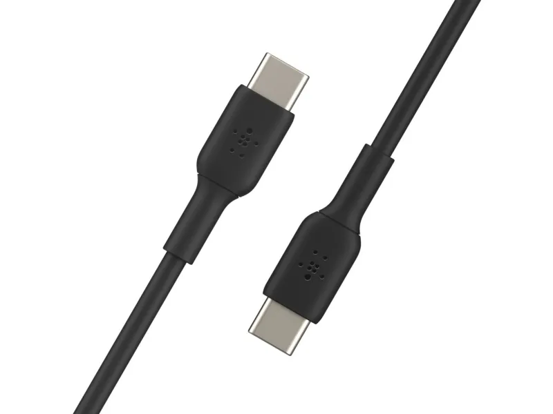 Belkin BoostCharge - USB-kabel - 24 pin USB-C (han) til 24 pin USB-C (han) - 2 m - sort