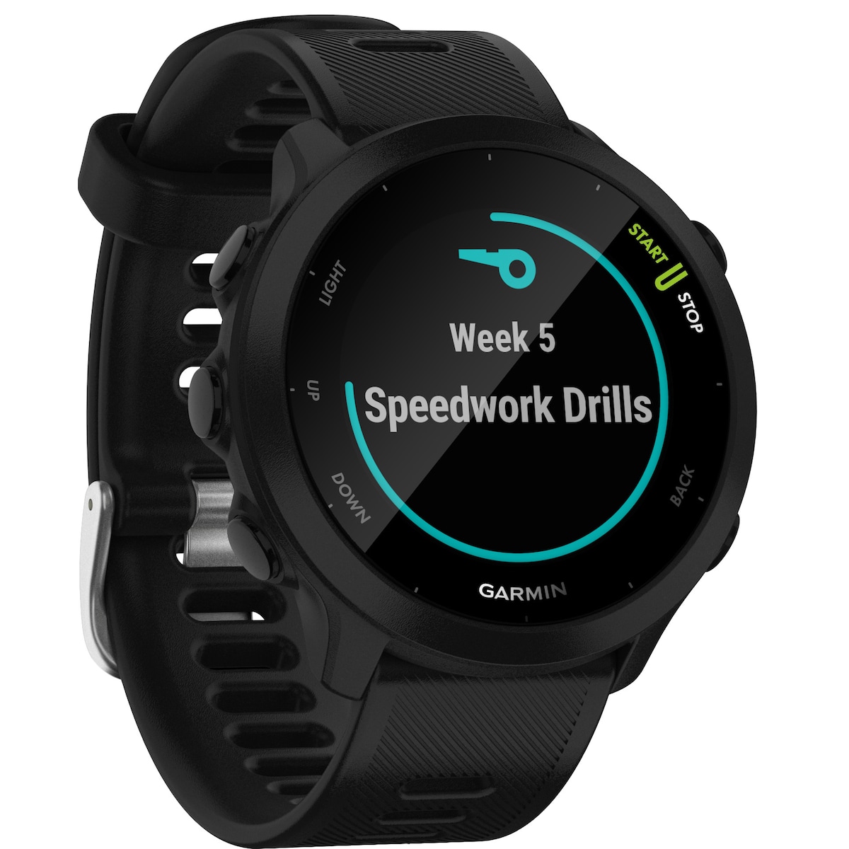 Garmin Forerunner 55 GPS sportsklokke (sort)