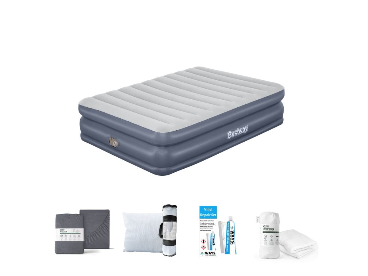 Bestway QuadComfort 203 x 152 cm Luchtbedset - 5-delig