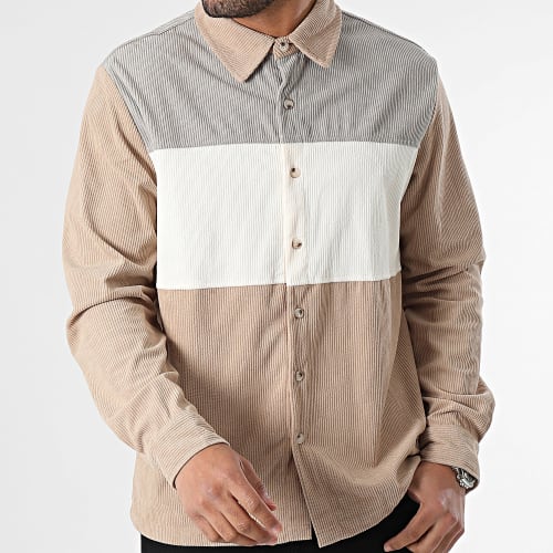 Chemise Camel Blanc Gris