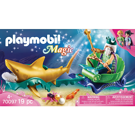 Playmobil Havets konge med haj-karet 70097