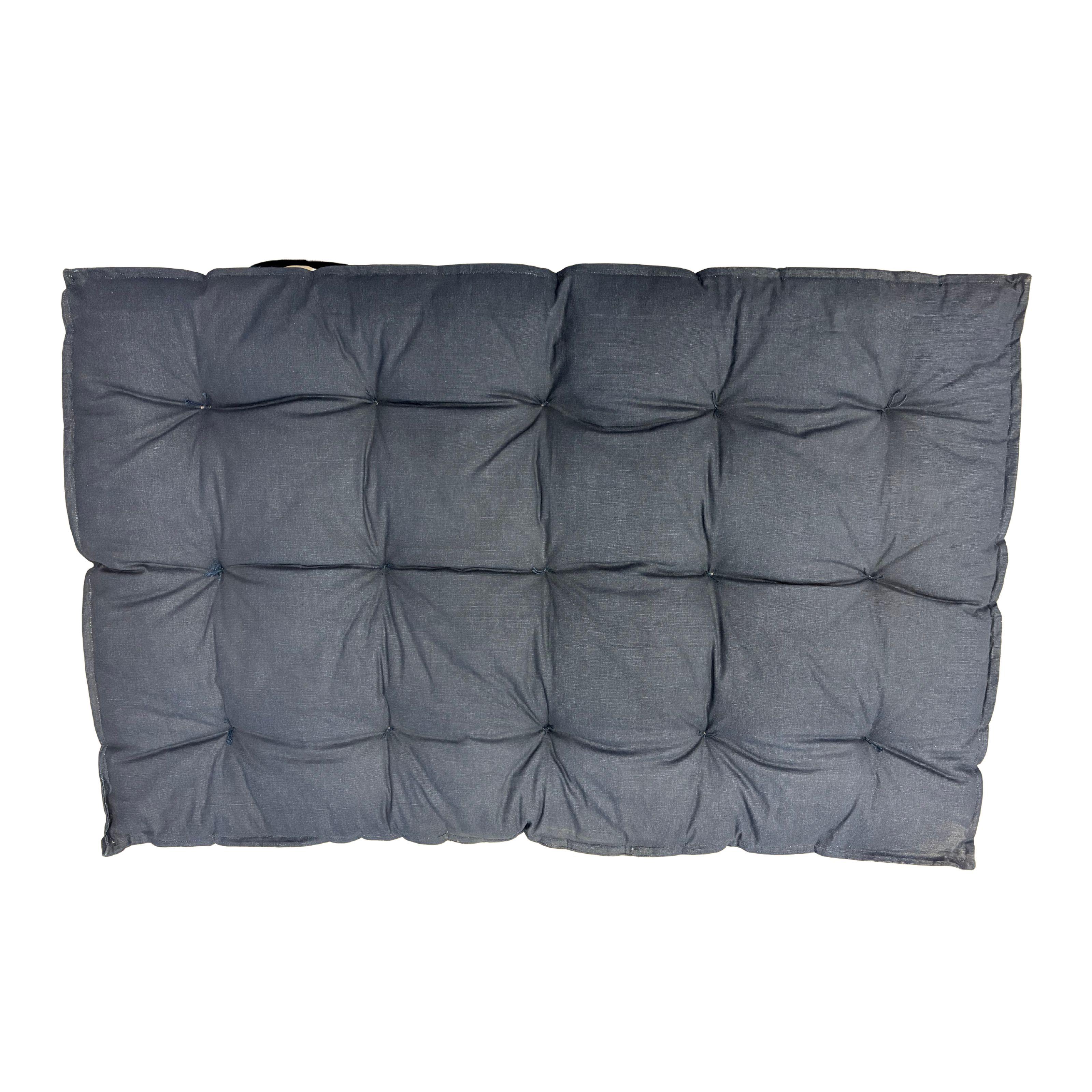 MATELAS PALETTE 120X80X10CM LIBERTY BLEU