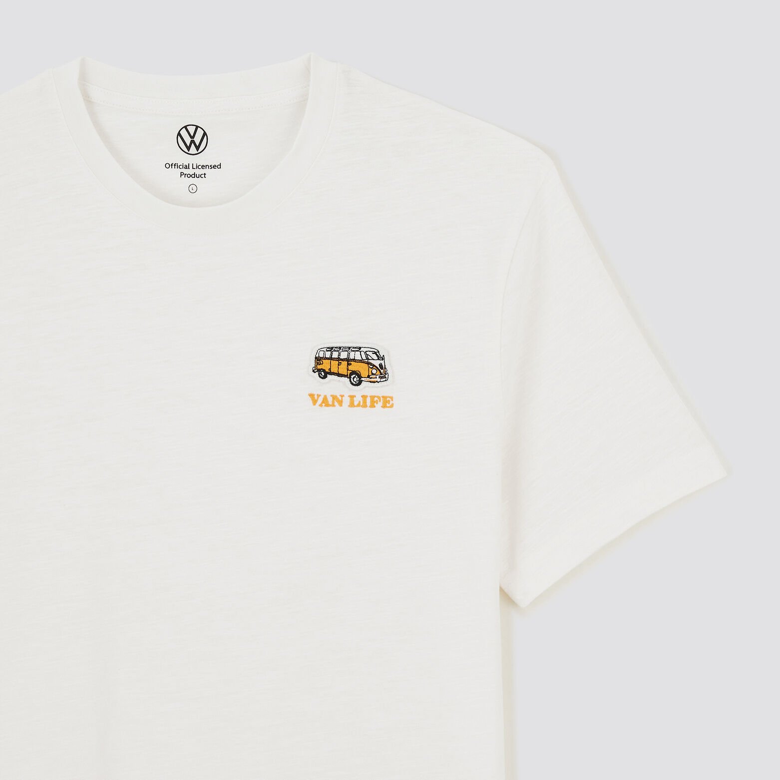 Tee-shirt licence Volkswagen Van Life Beige