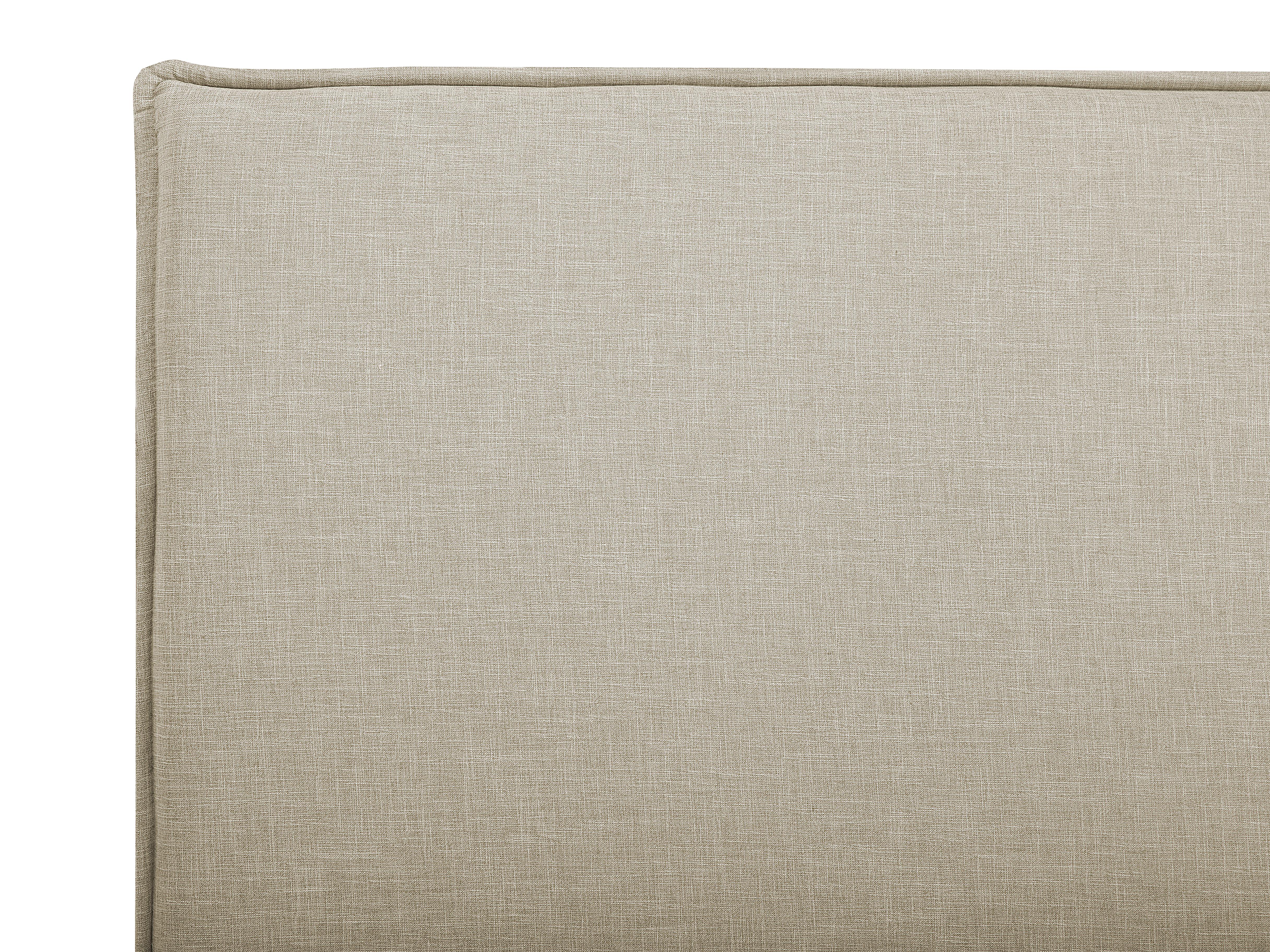 Bed Stof SENNEZ 140 x 200 cm Beige