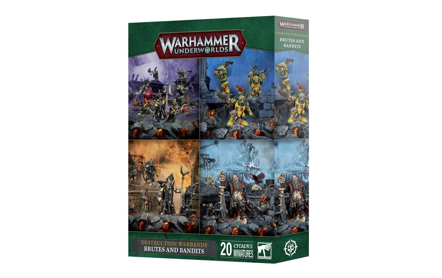 Figurenset Warhammer Underworlds Schläger Und BanditenKriegerscharen der Zerstörung: Schläger und Banditen – Bausatz
