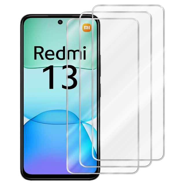 Xiaomi RedMi 13 4G 3x Skærmbeskytter Beskyttelsesfolie