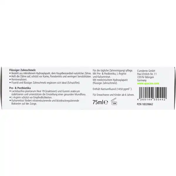 Pre- & postbiotische Zahncreme