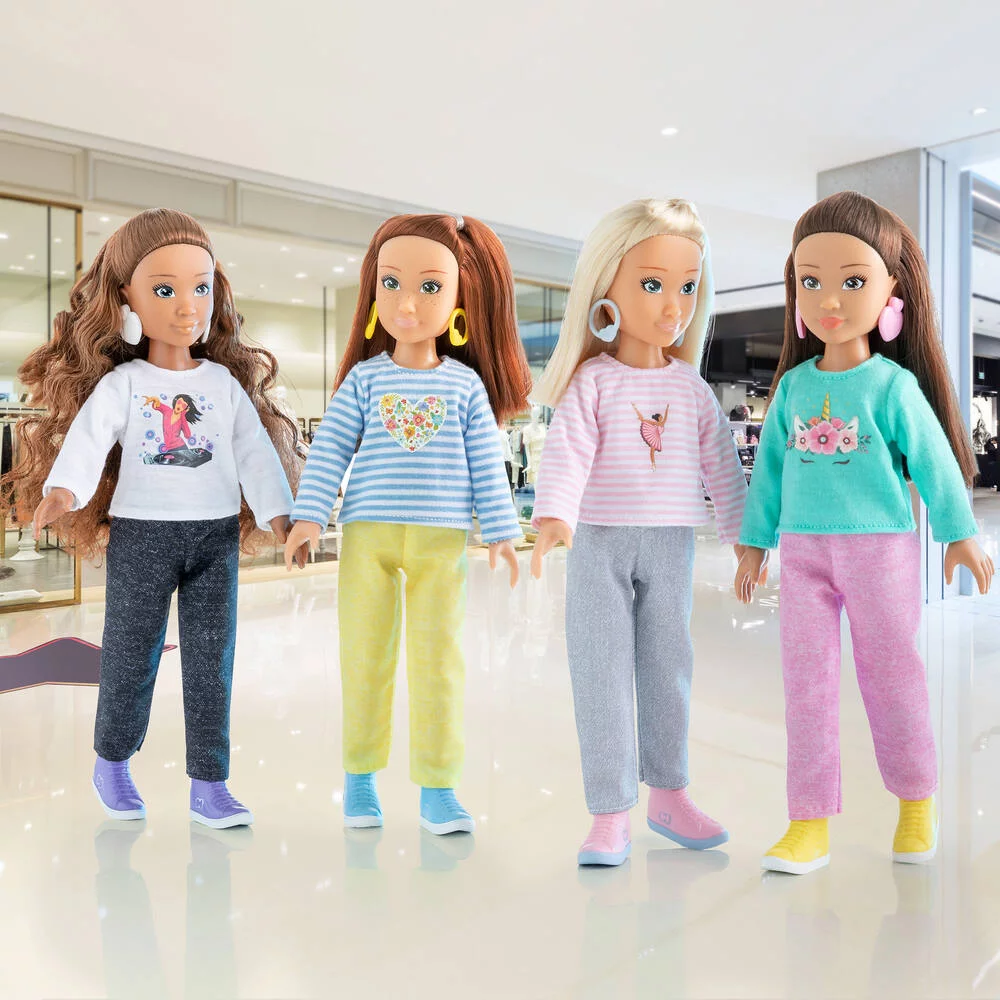 COROLLE GIRLS - POUPEE - COFFRET SHOPPING SURPRISE MELODY -  28 CM