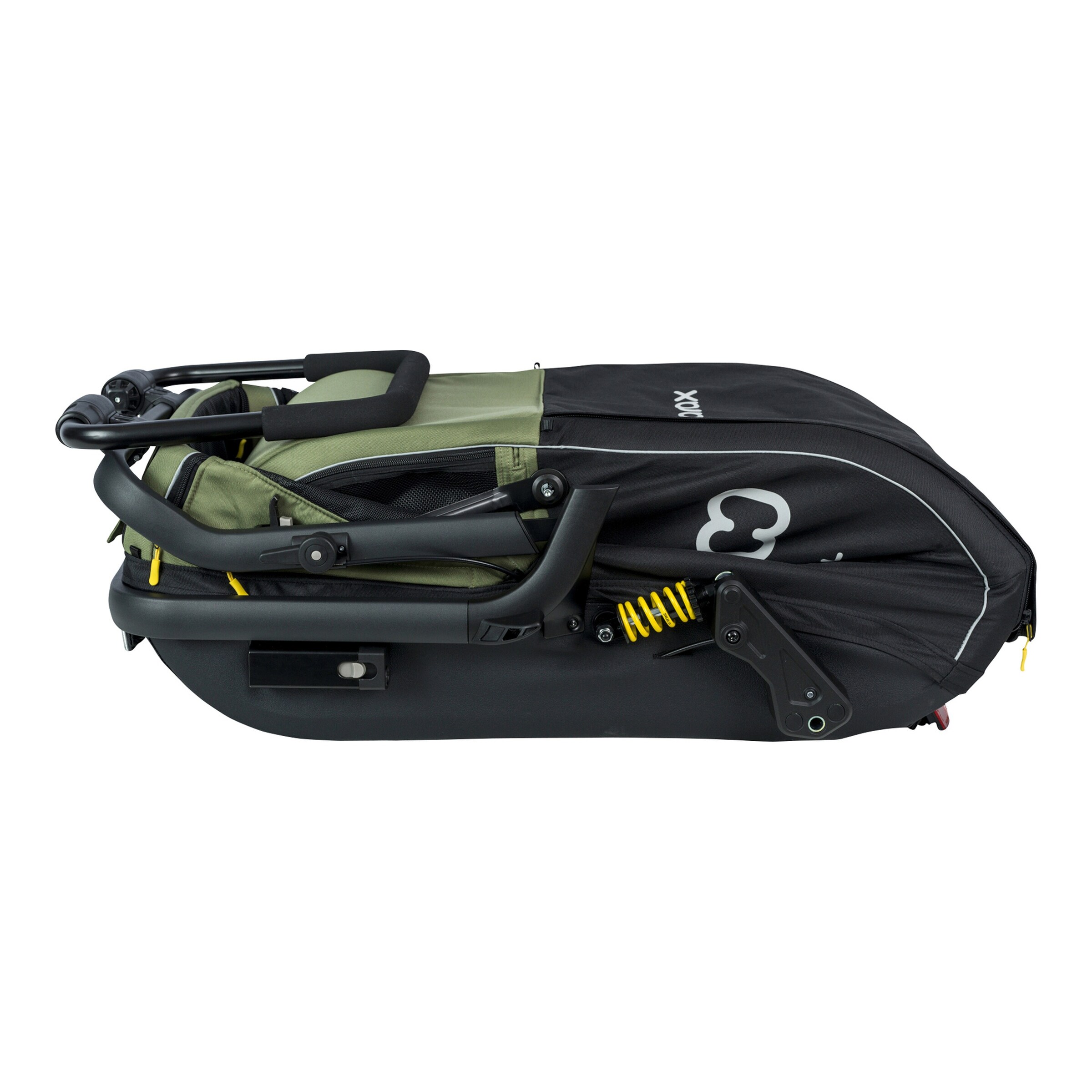 hamax Hundeanhänger PLUTO M green / black