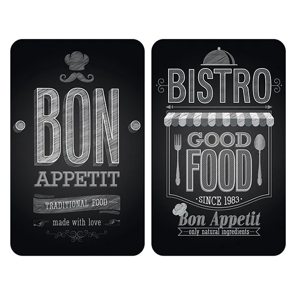 Set 2 couvre-plaques protection motifs Universal Wenko by Maximex