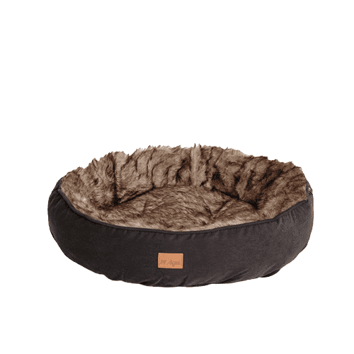 Cama Agui Furry Donut 50 cm Preta
