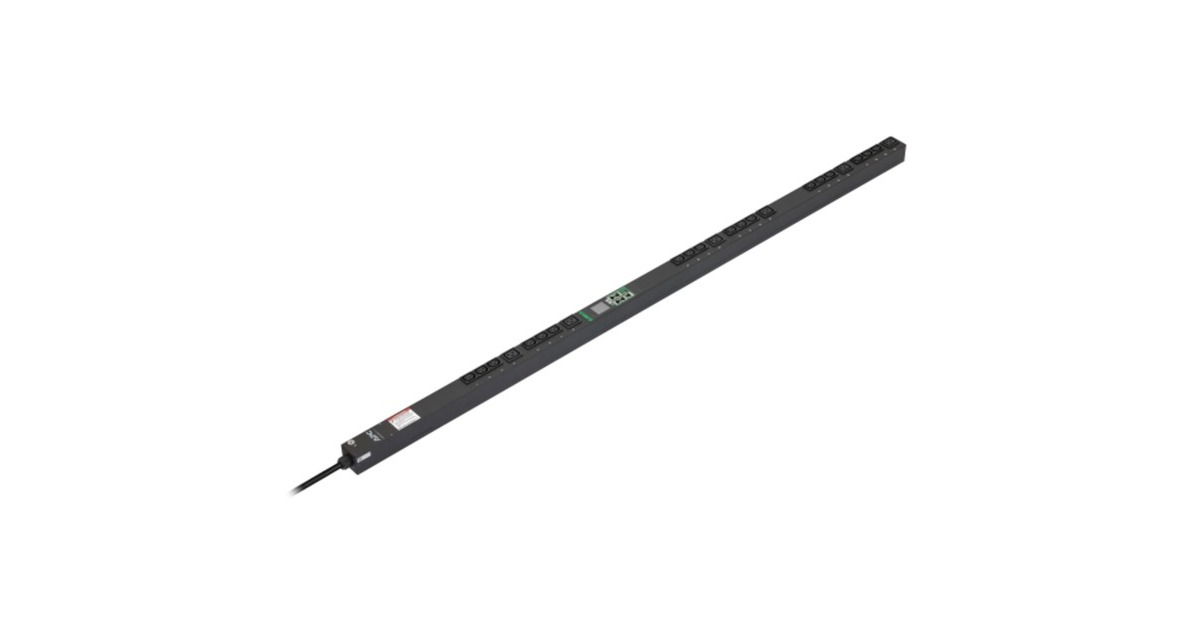 APCEasy PDU EPDU1216MBO, Metered-By-Outlet  (Zwart, 0U, 16A, 400V, (18x)C13 & (6x)C19, IEC60309 16A)
