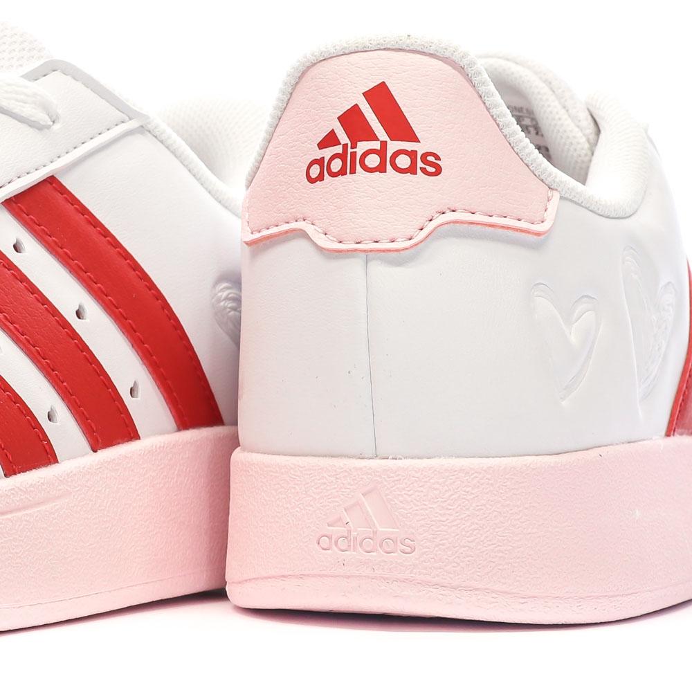 Adidas Baskets Rouges/Blanches Fille Adidas Breaknet 2.0