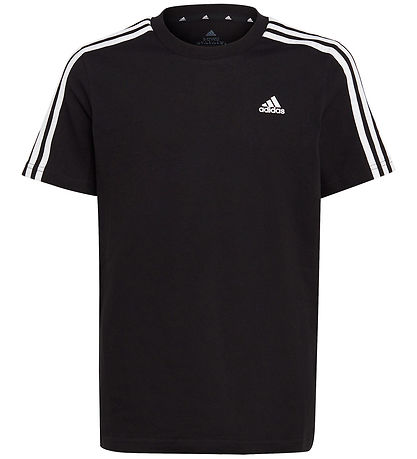 adidas Performance T-Shirt - U 3S Tee - Schwarz/Weiß