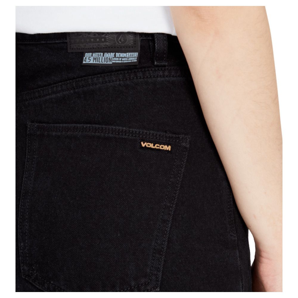 Volcom WEELLOW DENIM - Short Femme black
