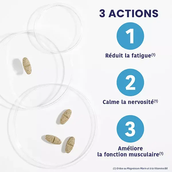 Santarome - Magnésium Marin 360 mg Extra Fort - Stress, Fatigue - 45 comprimés