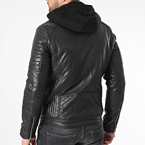 Veste Biker Noir