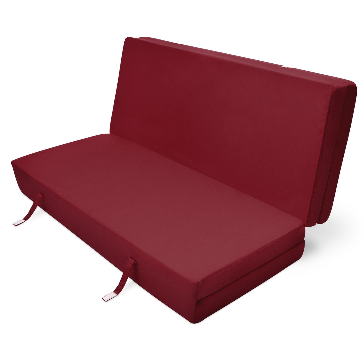 Beautissu Comfort opvouwbaar matras 195x120x7cm donkerrood