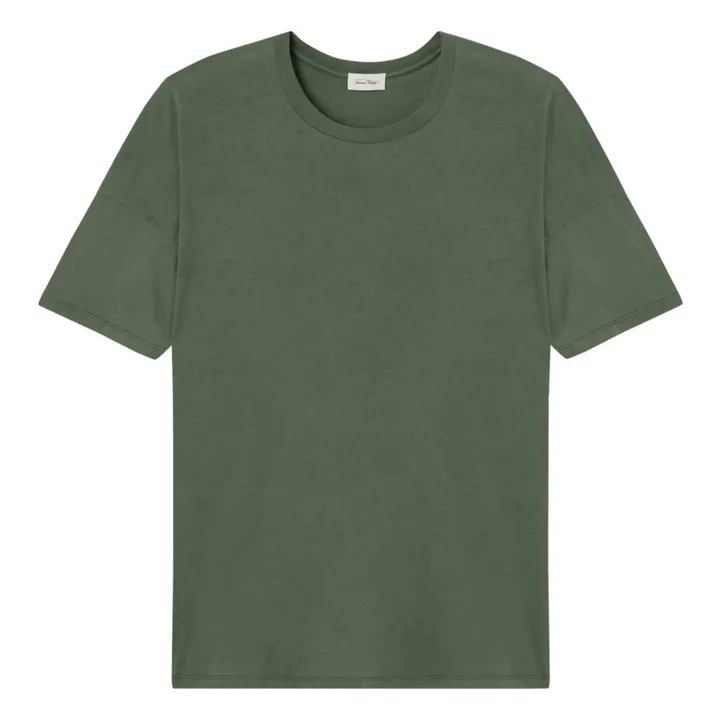 American Vintage T-shirt Decatur | Vert kaki