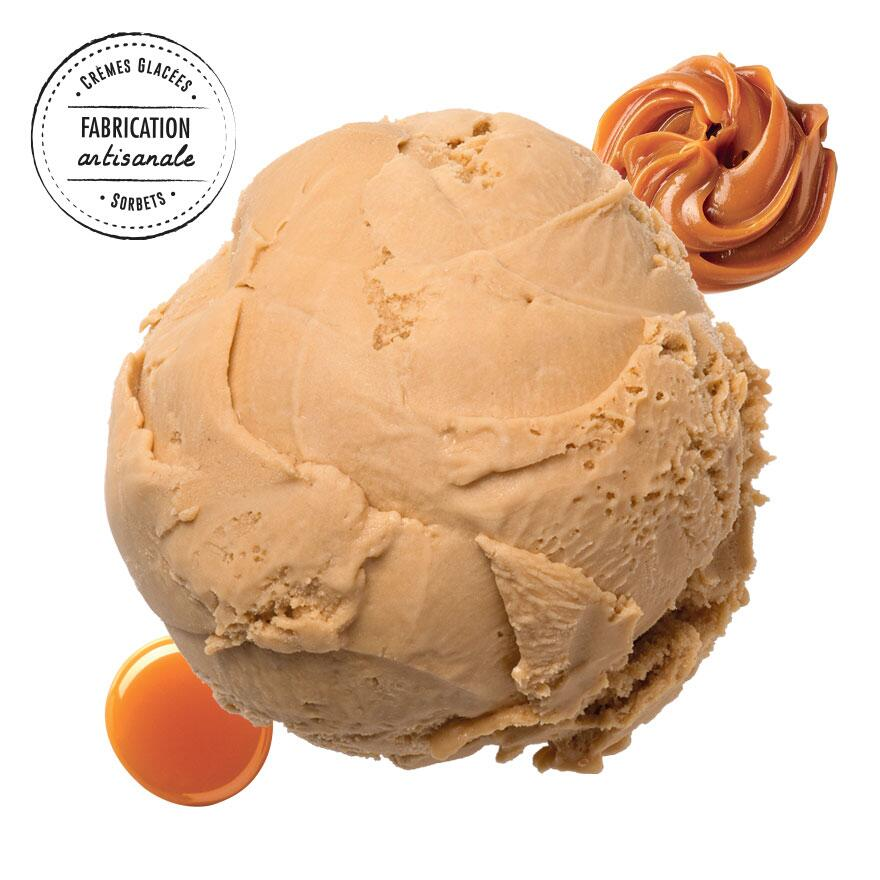 Crème Glacée Caramel au Beurre Salé