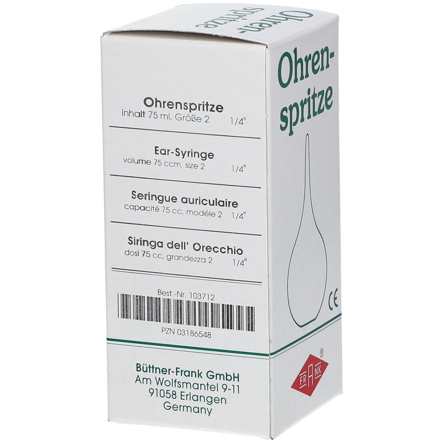 FRANK® Ohrenspritze Gr. 2 - 75 g