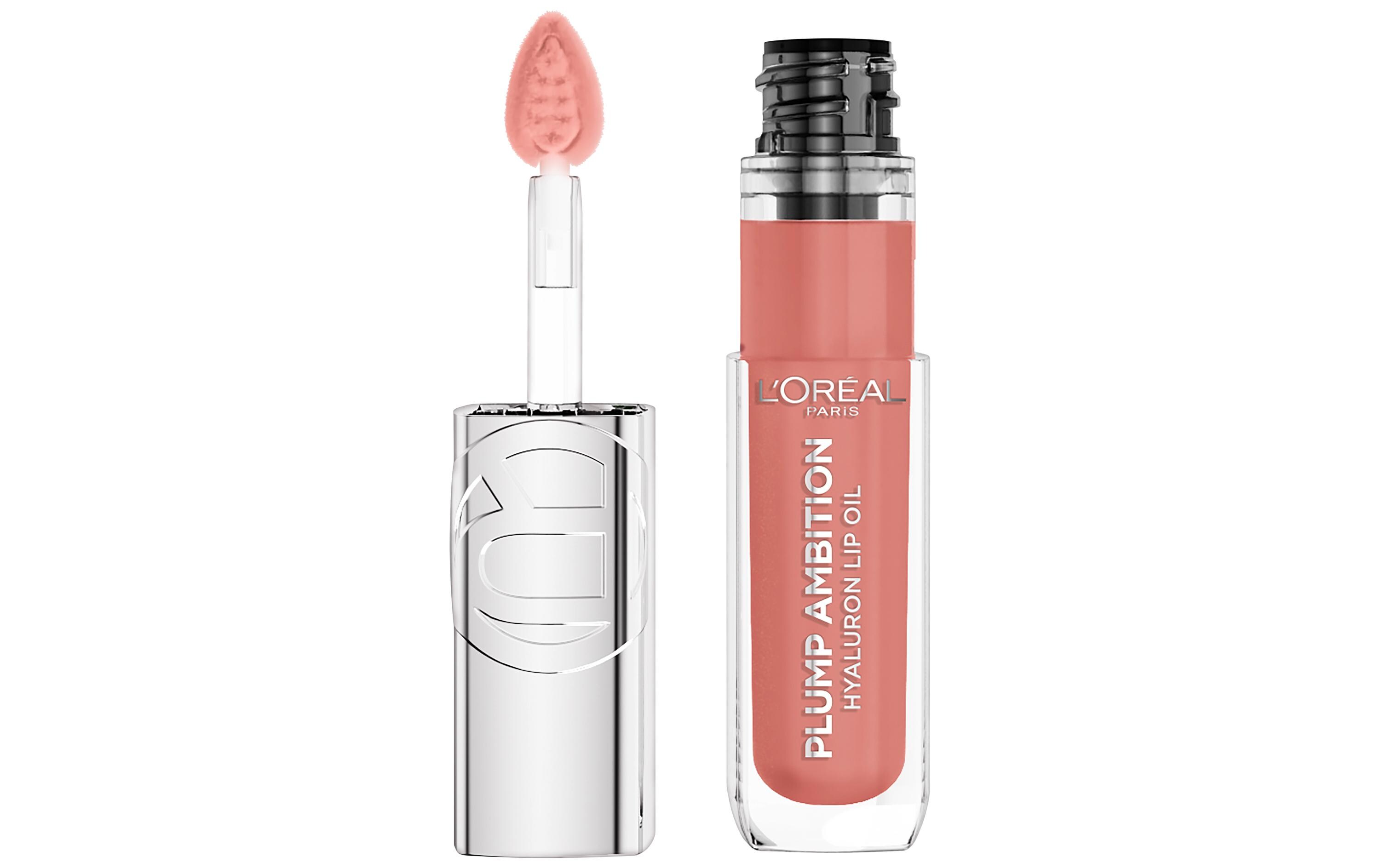 Lip Gloss Plump Ambition Hyaluron 601 Worth ItLippenöl macht die Lippen voller und weicher in nur einem Wisch