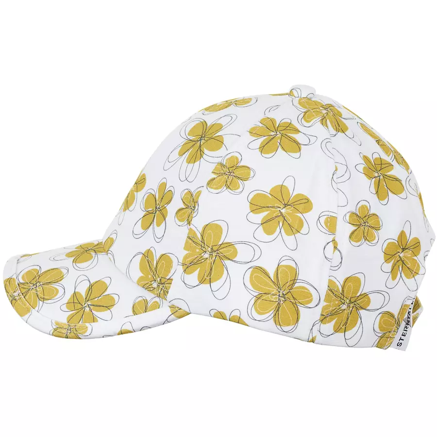 Sterntaler Baseball-Cap Blumen weiß