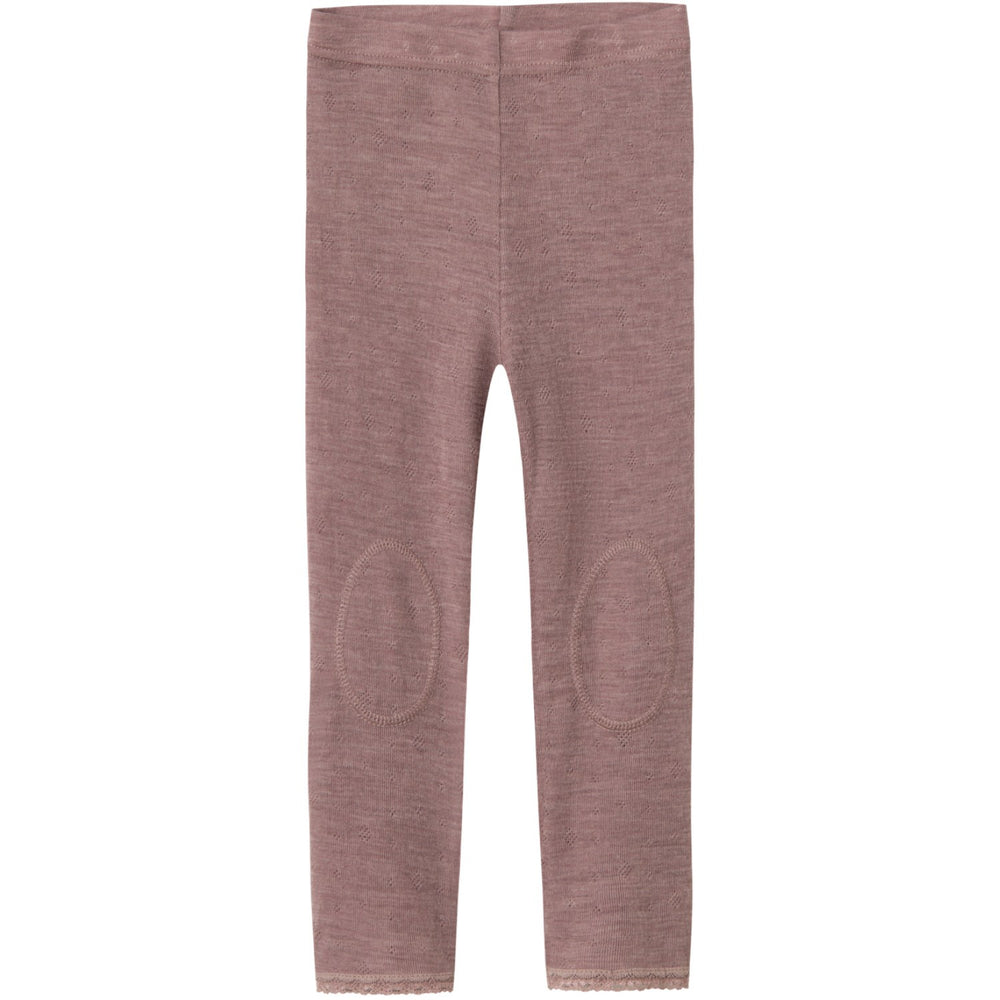 Køb Name It Antler Nmfwang Uld Neddle Leggings Solid Noos