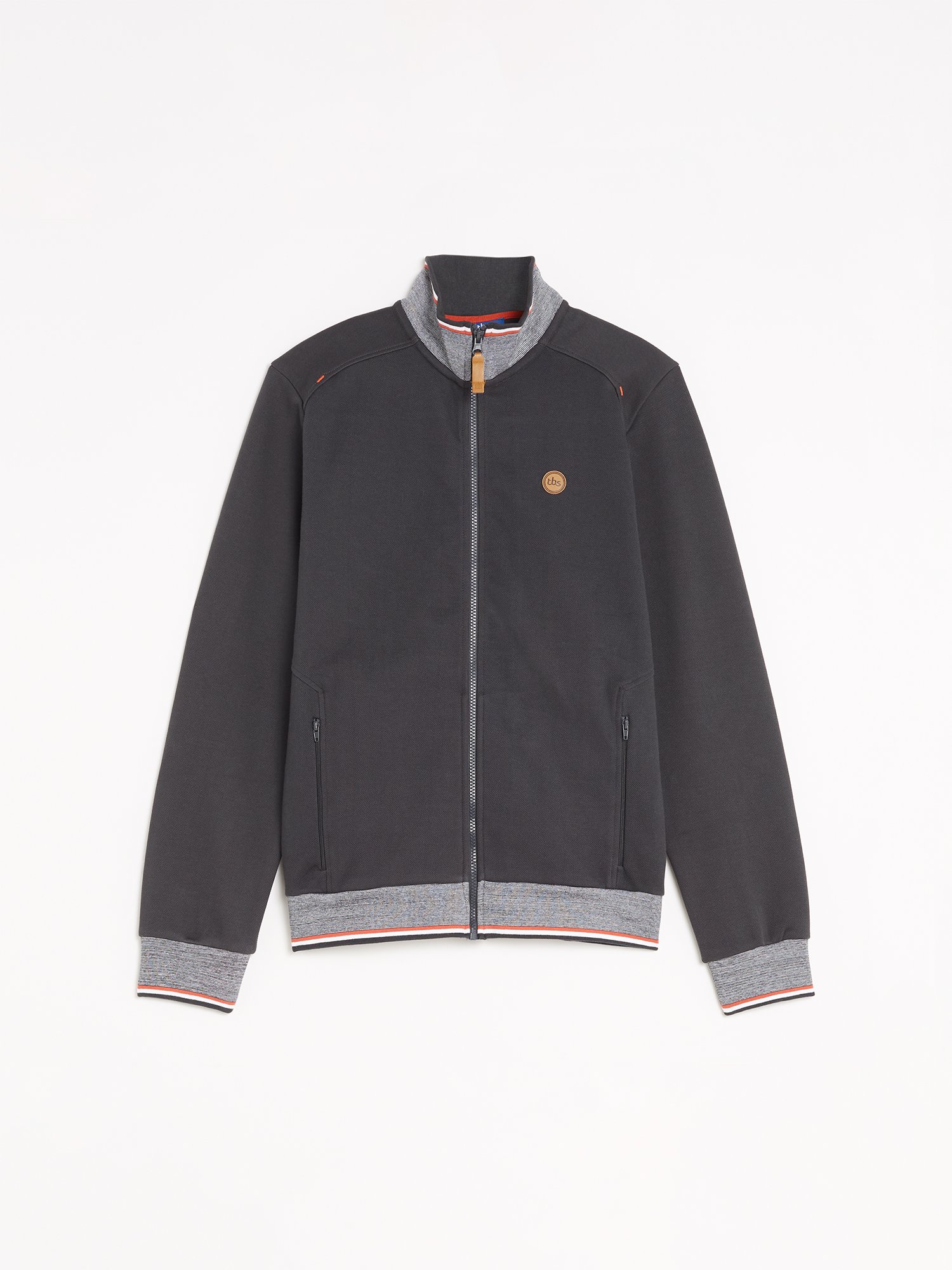 Gilet Homme Zippé Carbone