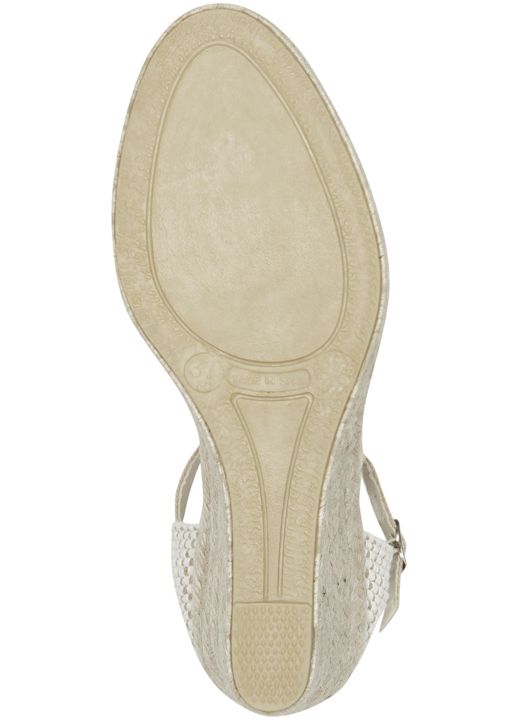 Sandalette aus Textilmaterial