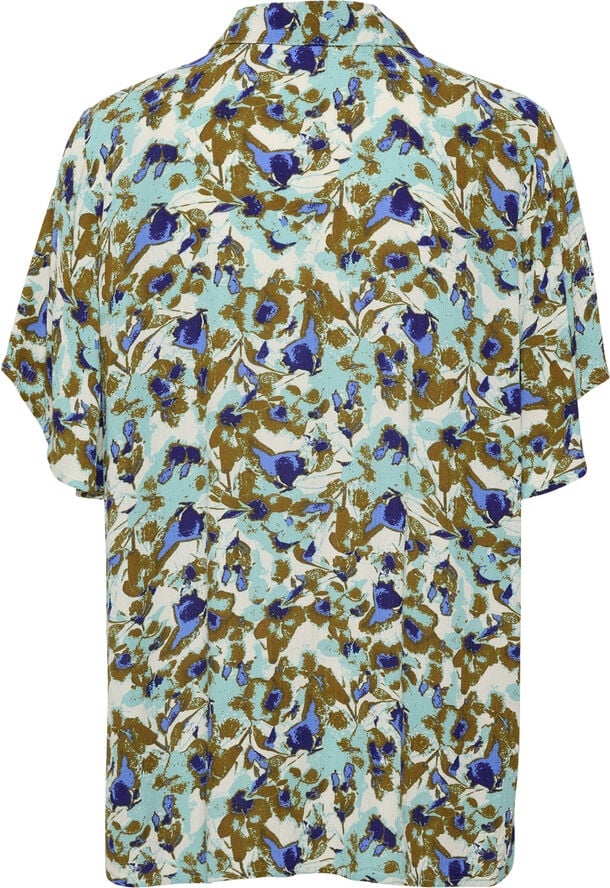 Saint Tropez DidiSZ Shirt Pastel turquoise flower mood