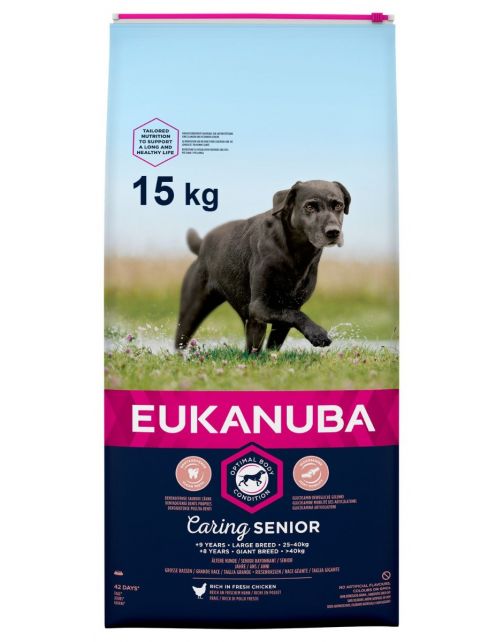 Eukanuba Caring Senior Large Breed Kip - Hondenvoer