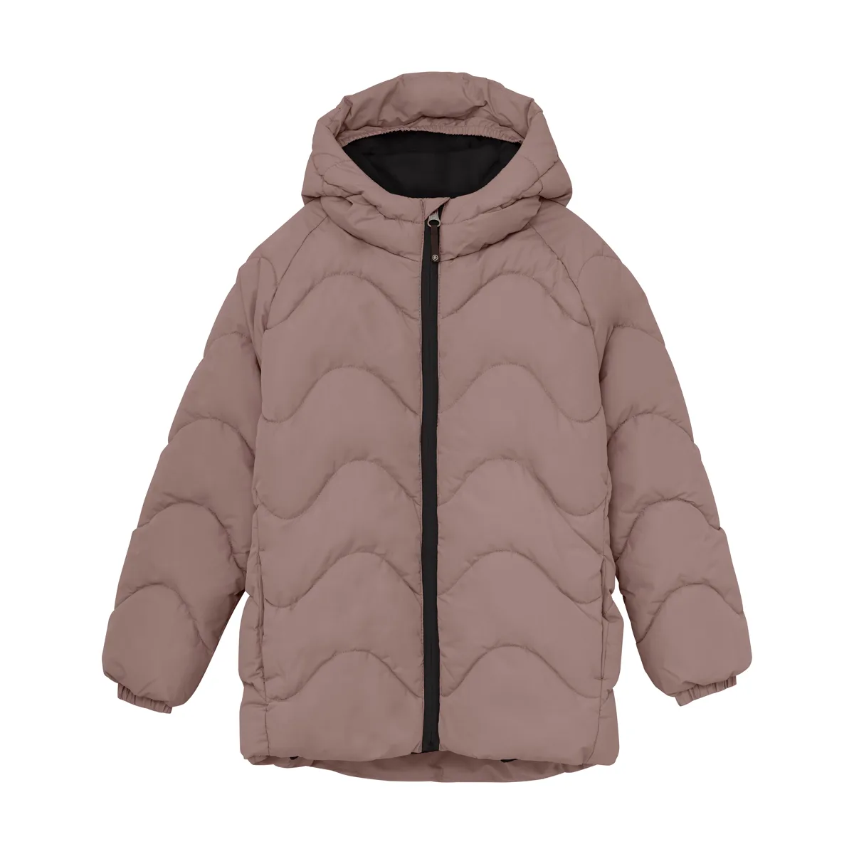 Color Kids Jacket W. Hood - Quilt Antler