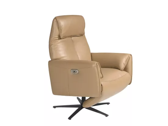 Fauteuil relax pivotant en cuir Arena 5086 ANGEL CERDA
