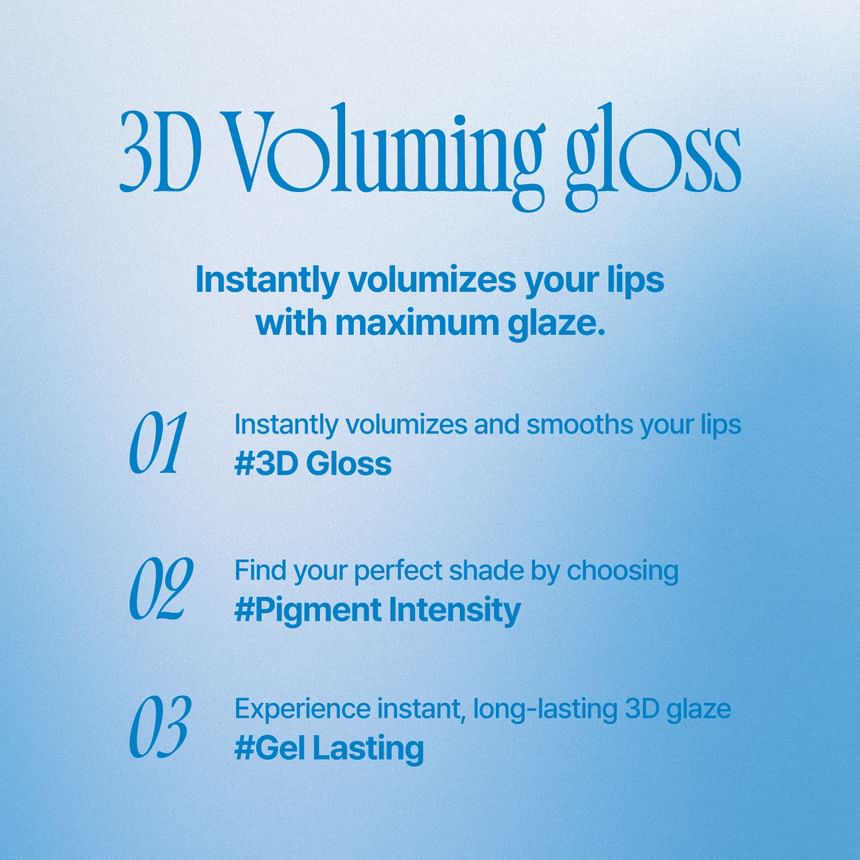 fwee - 3D Voluming Gloss - 12 kleuren