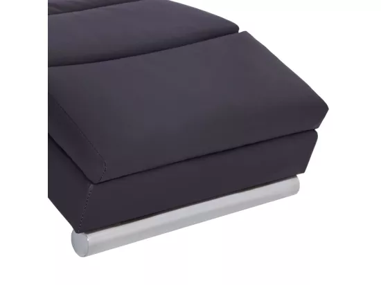 Prolenta Premium - Chaise longue Marron Similicuir
