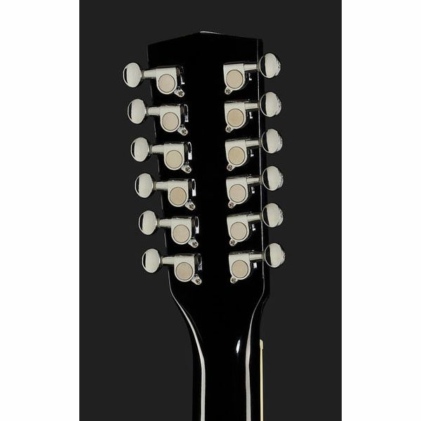 Harley Benton HBD200-12BK 12-String Westerngitarre schwarz