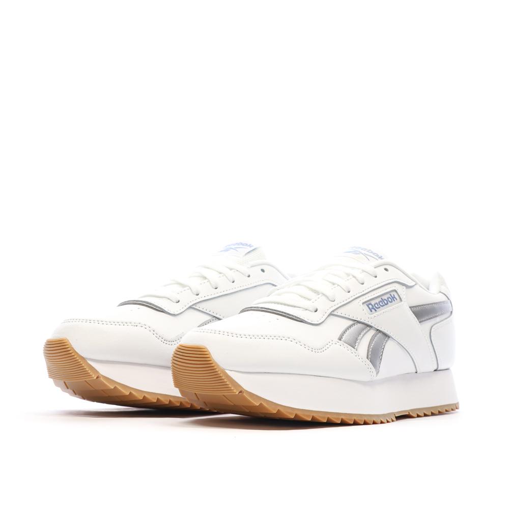 Reebok Baskets Blanc/Gris Femme Reebok Glide Ripple Double 100074208