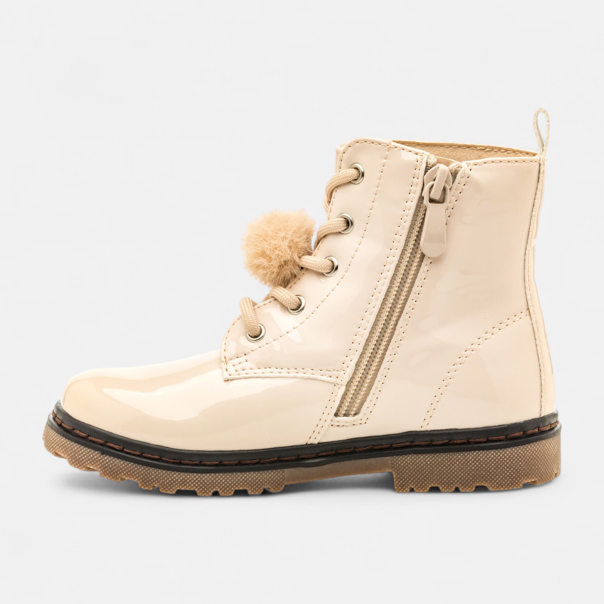 Boots Fille beige