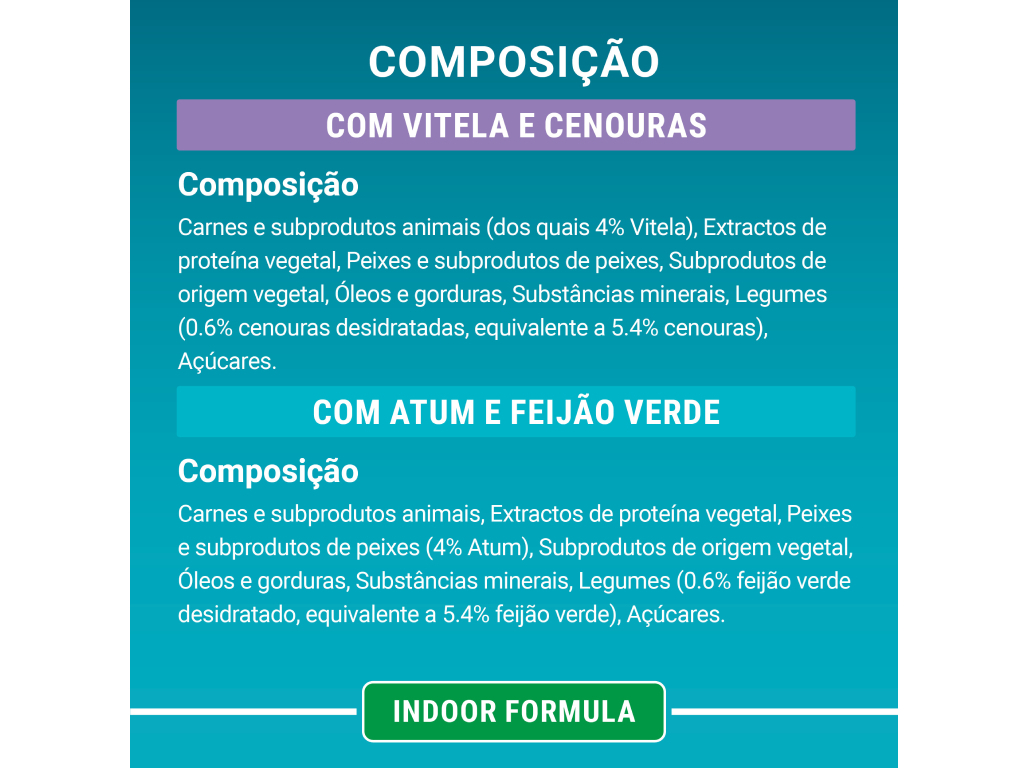 COMIDA HÚMIDA PARA GATO PURINA ONE INDOOR 4X85G