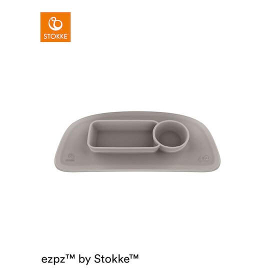 ezpz™ by Stokke™ Set de Table Silicone Tray   Soft Grey        de               Stokke®