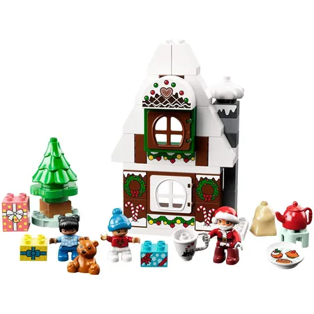 LEGO® DUPLO® Town 10976 Lebkuchenhaus mit Weihnachtsmann