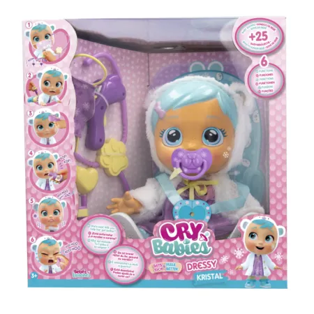 IMC Toys Cry Babies Kristal gets sick & feels better