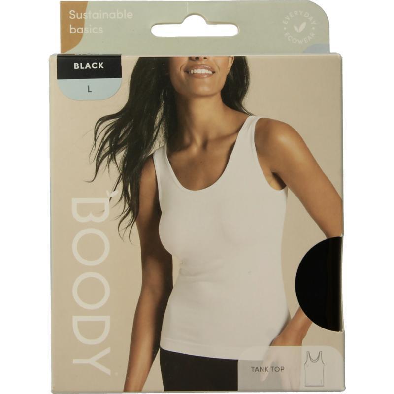 boody Tank top zwart large 1 Stuk