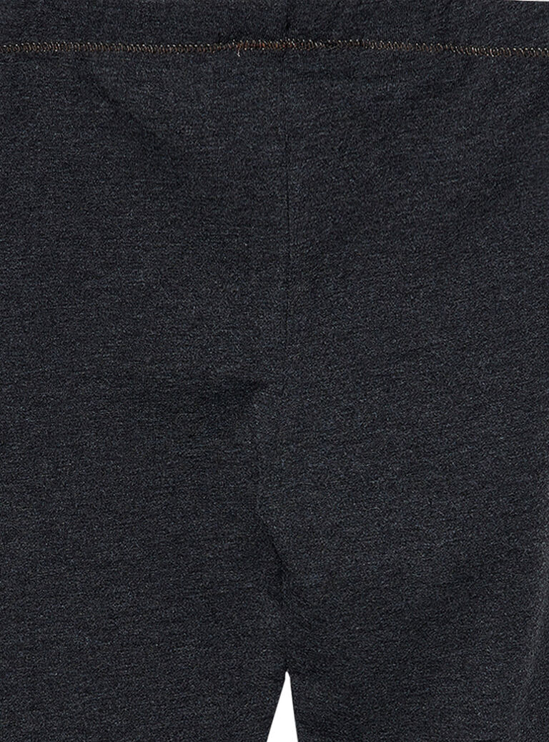 Legging uni gris foncé enfant fille