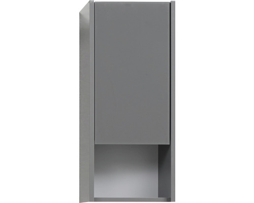 Pelipal xpressline 3261 grijze wandkast met glazen front BxHxD 30 x 70 x 16 cm