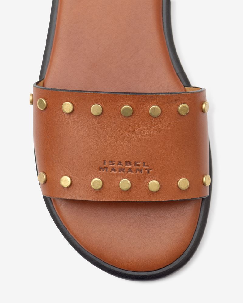 MULES LOGO EN CUIR VIKEE