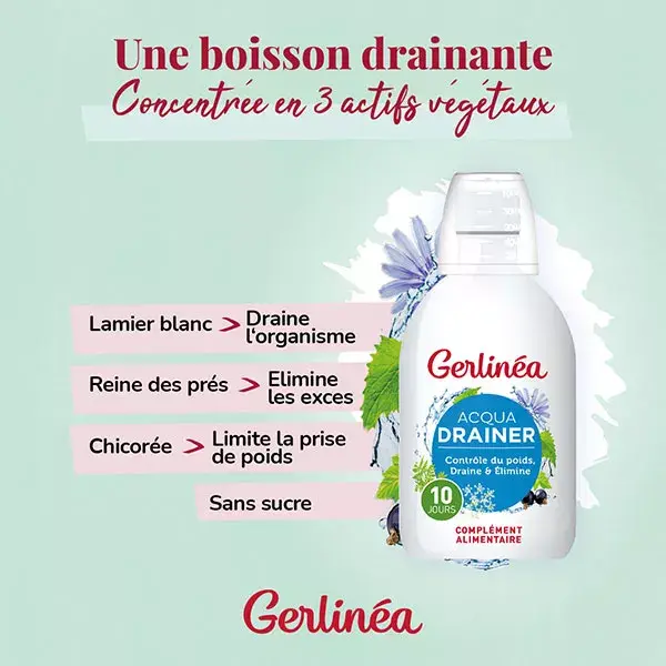Gerlinéa Suplementos Alimentares Acqua Escorredor 500ml